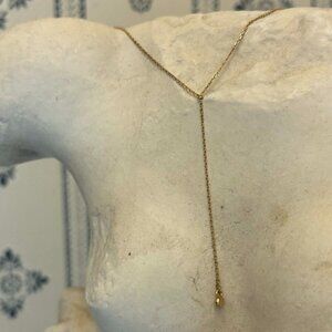 25 Percent Off: Catbird Greco Lariat Necklace, 14K -- Retails for $368!